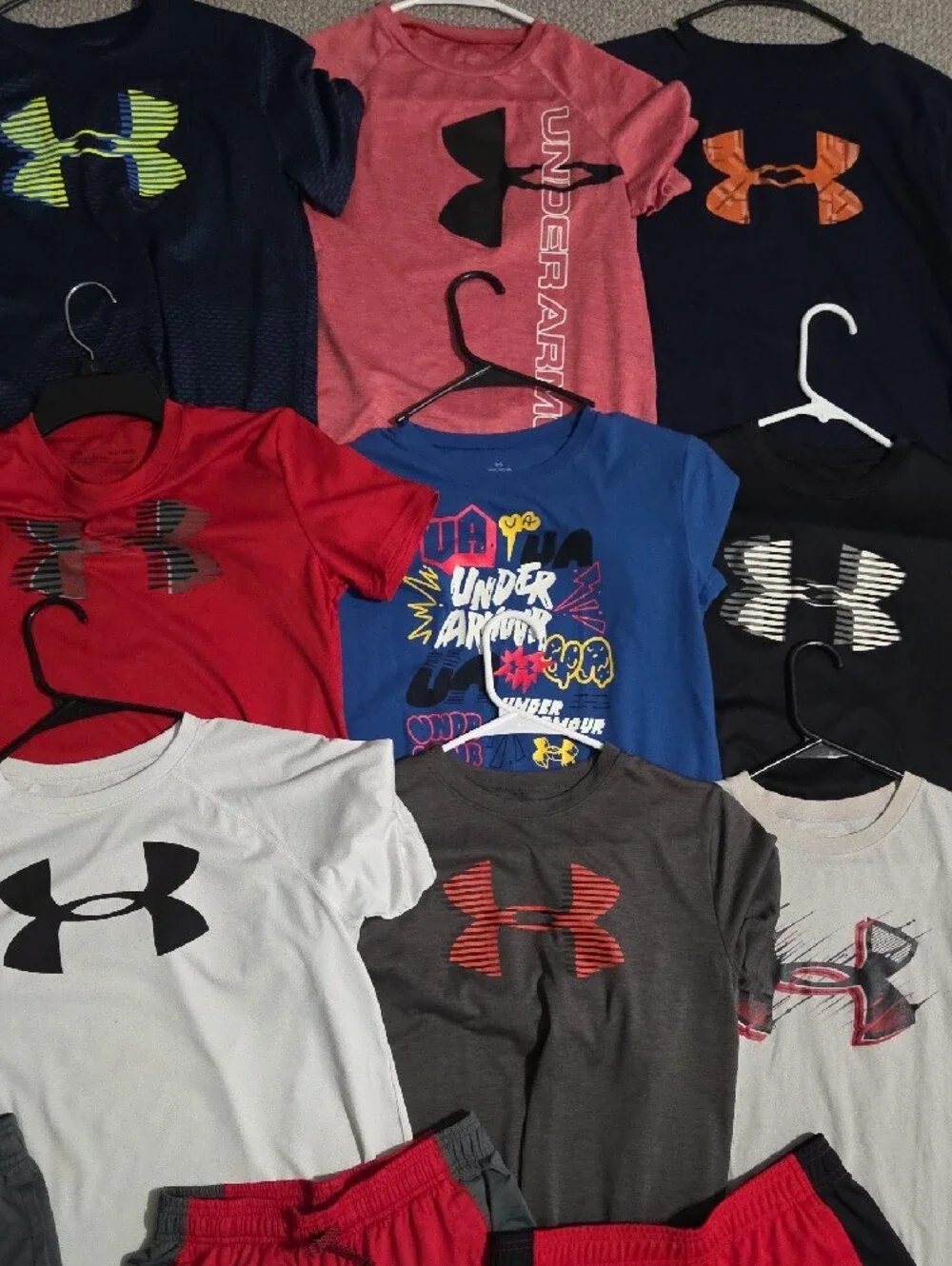 Under Armour Kids Tee & Shorts Bundle - Multi Color Large